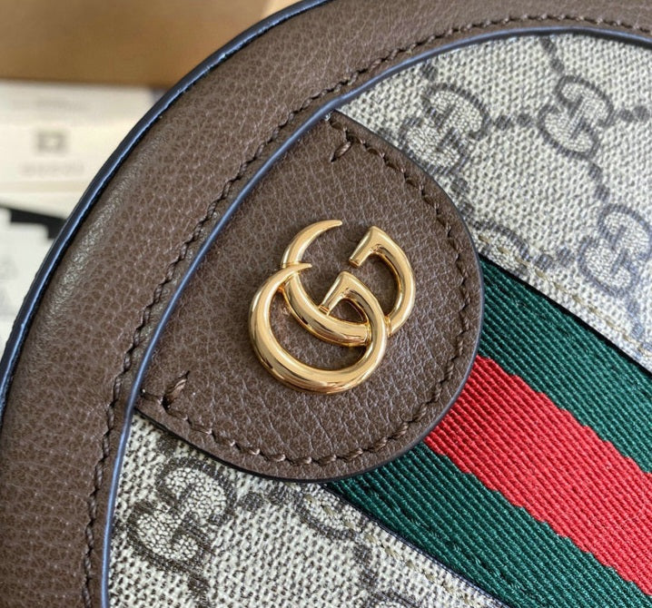 Gucci Ophidia Mini Ronde Schoudertas