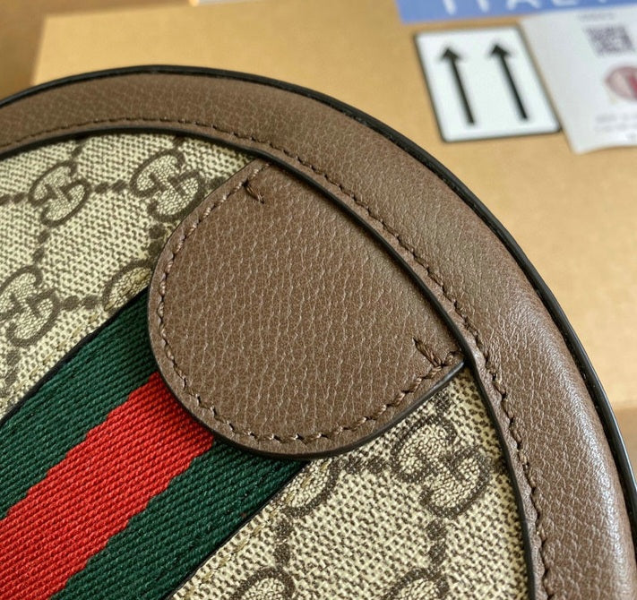 Gucci Ophidia Mini Ronde Schoudertas