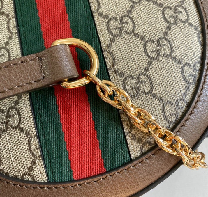 Gucci Ophidia Mini Ronde Schoudertas