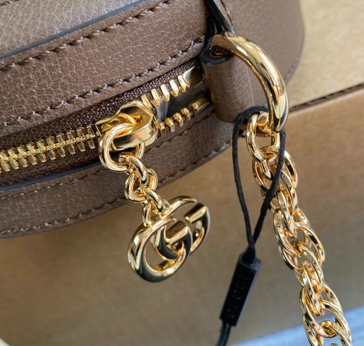 Gucci Ophidia Mini Ronde Schoudertas