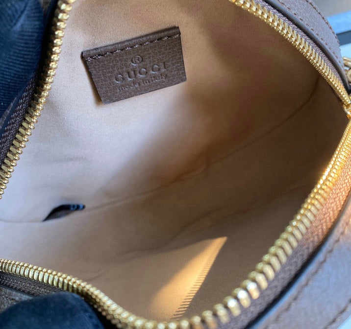 Gucci Ophidia Mini Ronde Schoudertas